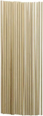 Woodsies Dowels 12"-3/16" -20pcs