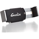 GearLiv Car Air Vent Phone Holder with 360° Rotation Compatible with iPhone X, 8/8 Plus/6S/6 Plus 5S SE, Samsung Galaxy Note 6/S7, GPS and Other Devices Up to 3.3 Inches Wide - Saturn (Space Gray)