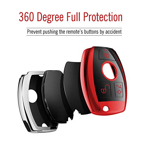 2 Intermerge+Mercedes+Benz+Key+Fob