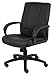 Boss Office Products Caressoft Executive Mid Back Chair in Black