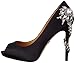 Badgley Mischka Women's Royal Dress Pump, Black, 9.5 M US