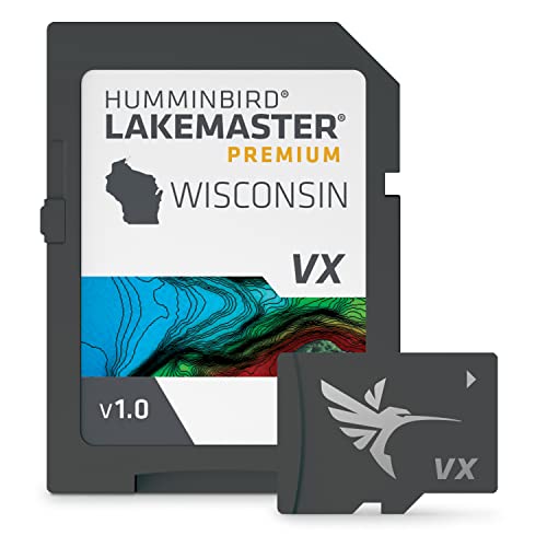 Humminbird LakeMaster Wisconsin V1 Map SD Card