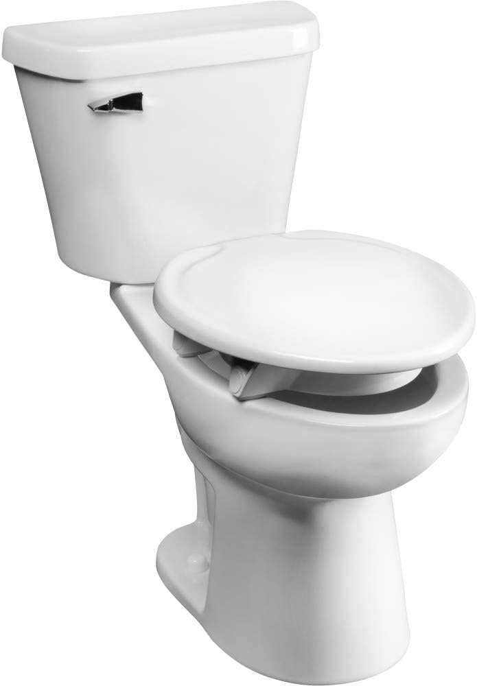 BEMIS Independence 7YE85300TSS 000 Clean Shield 3" Elevated Plastic Toilet Seat, ELONGATED, White: Home Improvement