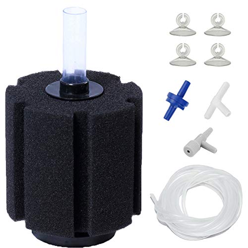 Aquaneat Aquarium Bio Sponge Filter 20 Gal Breeding Fry Betta Shrimp Fish Tank with Accessories