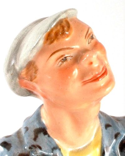 c1920 Wedgwood & Co seaman playing a concertina figure