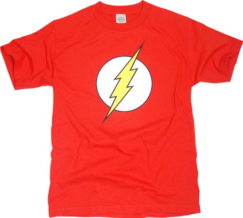 DC Comics Flash Logo Men's Red T-shirt