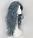 Yuehong Long Wavy Wig Synthetic Anime Cosplay Wig Heat Resistant Wig