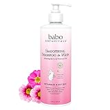 Babo Botanicals Smoothing Shampoo and Wash, Berry Primrose, 16 Fluid Ounce