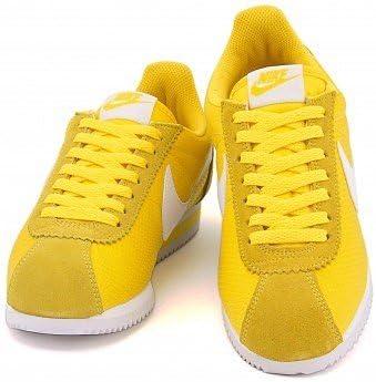 Amazon ナイキ Nike レディース ローカット スニーカー クッション性 カジュアル ベーシック クラシック コルテッツ ナイロン Wns Classic Cortez Nyron 717 バーシティメイズ ホワイト 26 0cm スニーカー