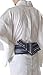Japanese Yukata Kimono Robe Obi Belt Mens Blue Japan Anime Hitotoki Mt.Fuji