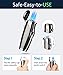 Torch Lighter, Adjustable Triple Jet Flame Cigar Lighter Refillable Gas Butane Lighter w/Punch Cutterthumb 4