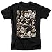 Popfunk Bleach Anime Characters T Shirt & Stickers (X-Large) Black