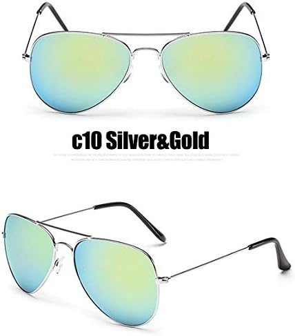 Amazon Co Jp Xhdd サングラスレディース メンズ高級サングラスの女性は 屋外ドライビングサングラスレトロ Color C10 Silver Gold ホーム キッチン