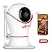HD 1080P 360 Home Wireless Security Dome IP Camera with 3D Navigation Panorama View Night Vision Two-Way Audio, Motion Detection, 2.4Ghz Indoor Surveillance for Home, Baby, Elder, Pet