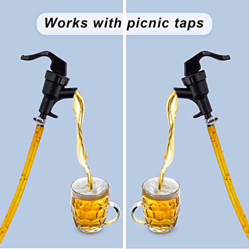 15 FeetMRbrew Homebrew Beer Line Tubing, Brewing PVC Plastic Inside