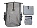 Waterproof Backpack - Ultralight 40L Dry Pack with Removable Laptop Sleeve and Secret Passport Pocket by Cor Surf | the Perfect Pack for Travel or any Outdoor Water Sports | Mens Backpack
