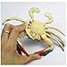 RAYNAG 1 Piece Artificial Plastic Crab, Simulated Sea Animal Home Party Decor Creative Gift, 6 Inch