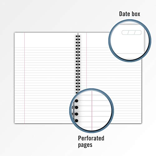 Mead Cambridge Business Notebook, Wirebound, Legal Ruled Paper, 80 Sheets, 6-5/8" x 9-1/2" (06672) - Thumbnail 4