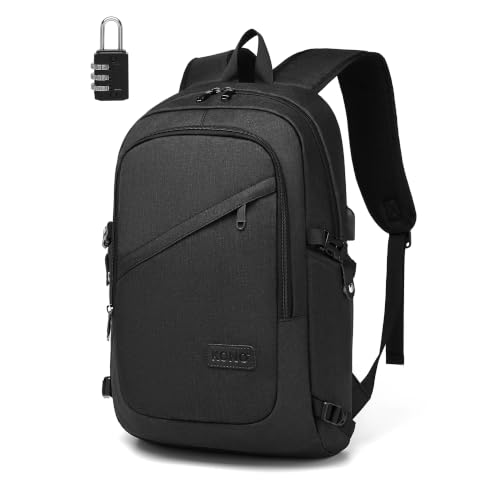 KONO Rucksack Herren, Schulrucksack Teenager, Laptop Rucksack Damen 15,6