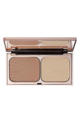 Charlotte Tilbury 'Filmstar Bronze & Glow' Face Sculpt & Highlight the Blend of Pearl and Golden Pigments