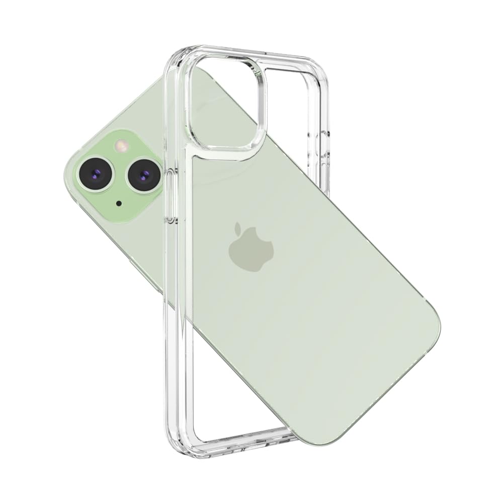 Wuwedo for iPhone 15 Clear Bumper Frame No-Back Case, Slim Fit Ultra-Light Anti-Yellowing Transparent Protection Bezel Phone Cover Case 6.1" 2023