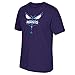 NBA Adidas Charlotte Hornets Purple "Go to Tee" Short Sleeve T-shirt