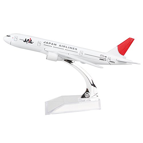 24-Hours Japan Airlines Boeing 777 Metal Airplane Models