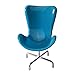 Dahey Cute Hedgehog Mini Chair Small Animal Toy Plastic Swivel Seat Decoration Photo Pops for Hamster, Mice, Other Small Pets, Blue