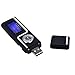 Gotd Portable USB MP3 Music Player LCD Screen Support 16GB TF Card Black