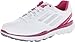 adidas Women's Adizero Sport II Golf Shoe,Running White/Metallic Silver/Bahia Magenta,9.5 M US