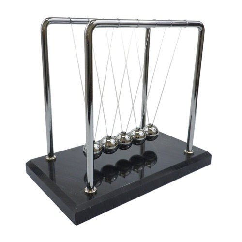 Newton s Cradle - 7 inch, Marble Base