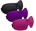 Sleep Mask by aDreamSleep (3 Pieces) - Contoured & Comfortable Eye Mask. Great for Travel, Shift Work & Meditation (Black, Purple and Pink)