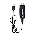 DeepLee Ca1 WiFi Miracast Dongle, Streaming Media HDMI Adapter, Wireless (2.4G/ 5G) Display Receiver for iPhone/iPad AirPlay and Android Phone/Tablet Miracast to Connect Mini Projector, TV or Monitor