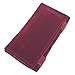 UnionPlus Velet Travel Jewelry Case Roll Bag Organizer for Necklace Bracelet Earrings Ring (Small - Multi, Burgundy)