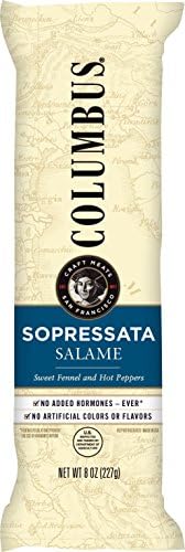 Columbus Salame Company Sopressata Salame 10 Ounce Sticks Case of 12