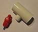 5 Chicken Nipples & Tees Poultry Automatic Watering + PVC Fitting by Rabbitnipples.com