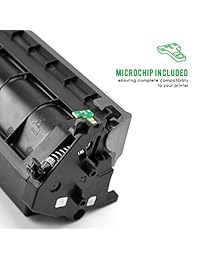 MOTIONTREND   Cartucho de tóner de repuesto para HP 17A CF217A (2 unidades), color negro