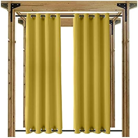Cololeaf Outdoor Curtains For Patio Extra Wide Waterproof Curtain