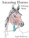 Amazing Horses: Coloring Book by Angie McPherson