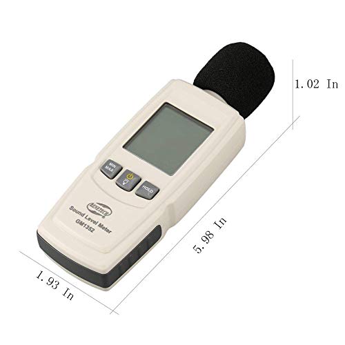 BENETECH Digital Sound Level Meter Noise Tester in Decibels LCD Screen with Backlight(Battery Included), 2-Year Warranty - Thumbnail 4