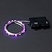 RTGS 30 LEDs String Lights Batteries Operated on 10 Feet Long Silver Color Wire, Indoor and Outdoor with Waterproof Batteries Box and Timer (Pink Color 30 LEDs 10 FEET Timer)