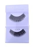 6 Pairs Crème 100% Human Hair Natural False Eyelash Extensions Black Natural Lashes,Free Gift