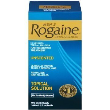 Men's Rogaine Extra Strength Hair Regrowth Treatment, Unscented 1 month