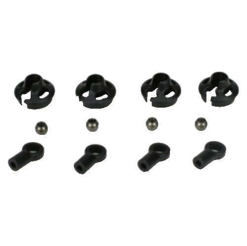 TEAM LOSI RACING Shock End Set w/ Spring Cups 12mm Shock: 22