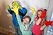 GNARPACK Children's Gardening Work Play Jersey Gloves for Boys and Girls. 4- Pack of Bright Colors Extremely Soft and Machine Washable. Approximate Age 5+