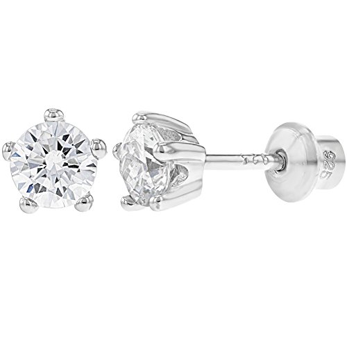 baby earrings with safety backs 