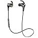 SoundPEATS Bluetooth Headphones In Ear Wireless Earbuds 4.1 Magnetic Sweatproof Stereo Bluetooth Earphones for Sports With Mic (8 Hours Play Time, Secure Fit, Noise Cancelling) - Black