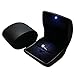 Finex Black PU Leather with LED Jewelry Gift Box Case for engagement ring, Ring Earring Pendant & Outer box