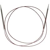 ChiaoGoo Red Lace Circular 60 inch (152cm) Stainless Steel Knitting Needle Size US 7 (4.5mm) 7060-7
