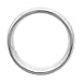 Surgical Stainless Steel Domed 10mm Wedding Band Ring Comfort-Fit High Polish, sizes 5-15